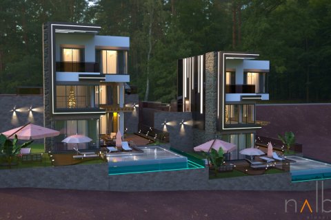 3+1 Villa  i Kargicak, Alanya, Antalya, Tyrkiet Nr. 95363