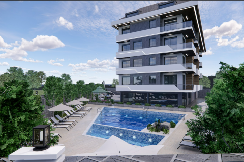 Daire  1+1  Oba, Antalya, Türkiye №101356