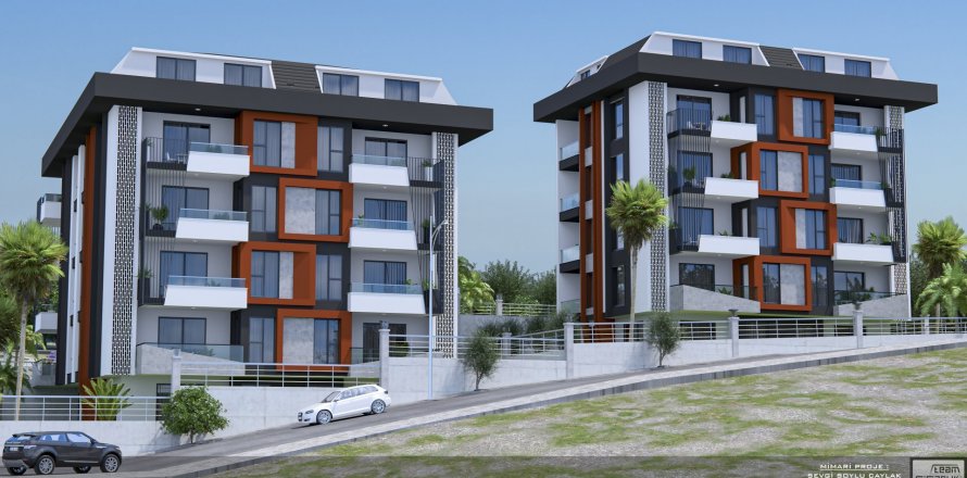 2+1 Lägenhet i Alanya, Antalya, Turkiet Nr. 107618