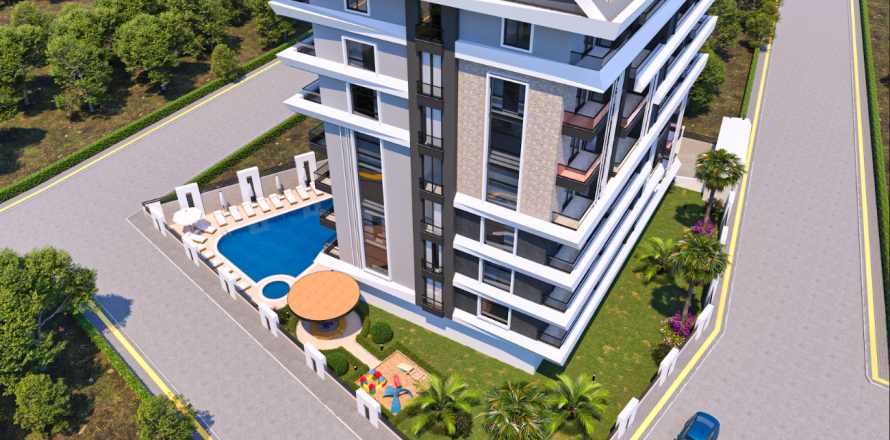 2+1 Leilighet  i Alanya, Antalya, Tyrkia Nr. 104363