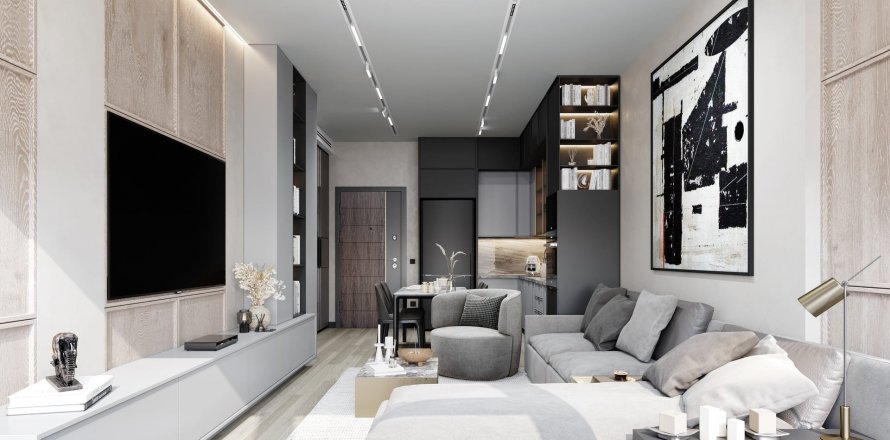 Квартира в Asoy Plaza 9 1+1, Зейтинбурну, Стамбул, Турция №90782