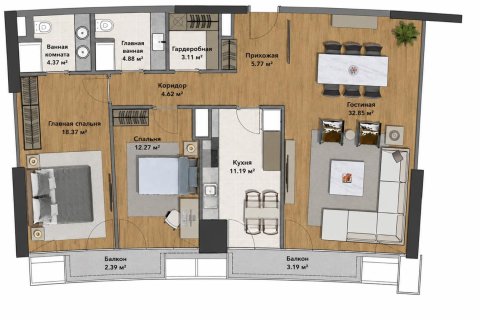 Apartment for sale  in Istanbul, Turkey, 2 bedrooms, 103m2, No. 225801 – photo 11