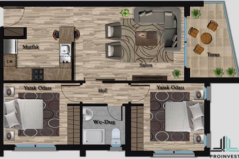 Продажа квартиры в Фамагусте, Северный Кипр 2+1, 77м2, №95635 – фото 11