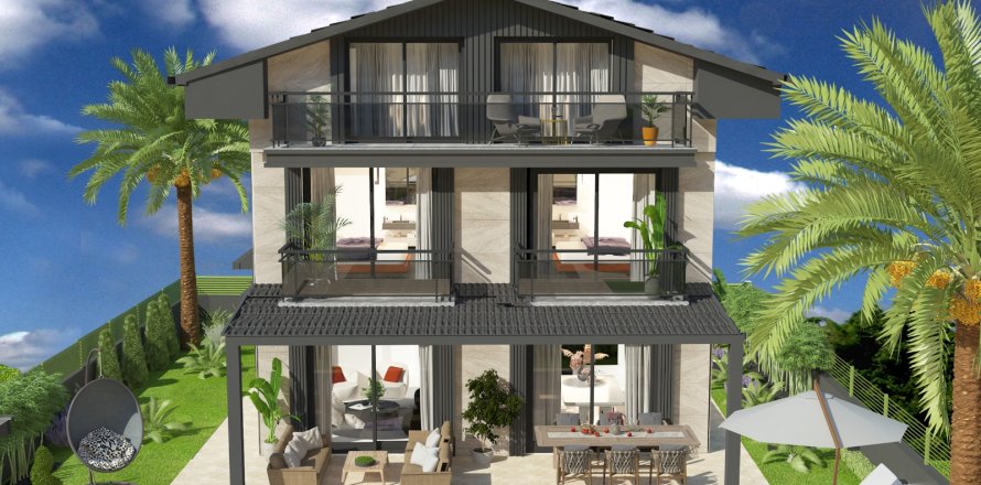 Villa 4+1 Fethiye, Muğla, Türkiye №212558
