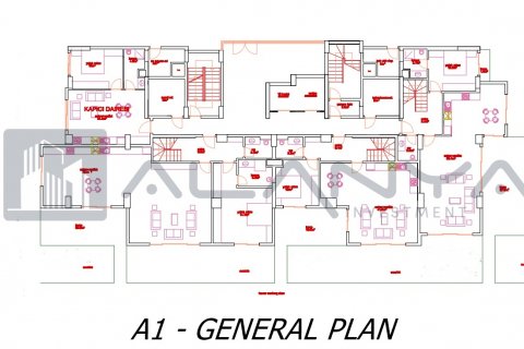 4+1 Takvåning i Mahmutlar, Antalya, Turkiet Nr. 96720 - 15