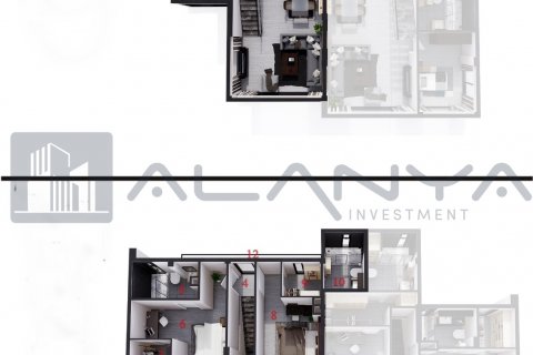 4+1 Villa  in Kargicak, Alanya, Antalya, Türkei Nr. 96494 - 17