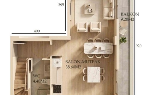 Dubleks daire  4+1  Fethiye, Muğla, Türkiye №232184 - 16