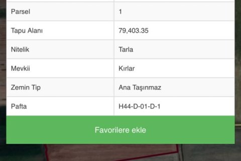Land plot for sale in Bayburt, Turkey, studio, No. 228573 – photo 2