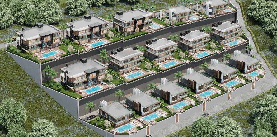 Prada Vip Villas  i Tepe, Alanya, Antalya, Turkiet Nr.140567