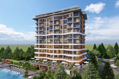 Daire Kavi Skyland 1+1, Demirtaş, Alanya, Antalya, Türkiye №87879