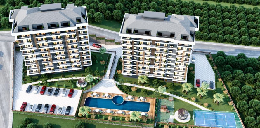 3+1 Takleilighet i Konakli, Antalya, Tyrkia Nr. 92082