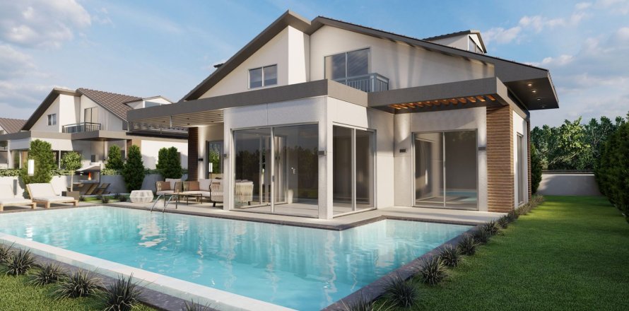 3+1 Villa i Fethiye, Mugla, Tyrkia Nr. 211981