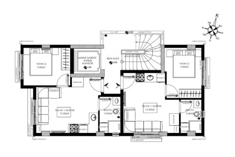 for sale  in Antalya, Turkey, 1 bedroom, 52m2, No. 226995 – photo 4