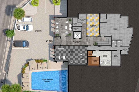 2+1 Lägenhet i Alanya, Antalya, Turkiet Nr. 228397 - 21