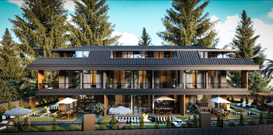 Villa  4+2  Avsallar, Antalya, Türkiye №106902