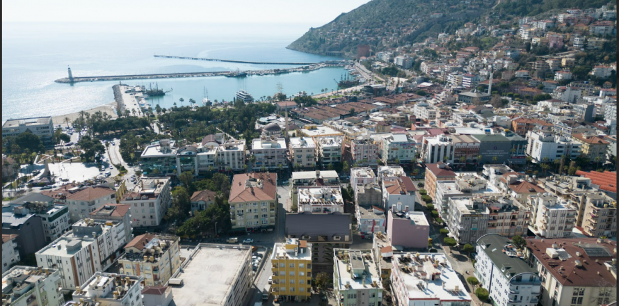 1+1 Lejlighed  i Alanya, Antalya, Tyrkiet Nr. 98555