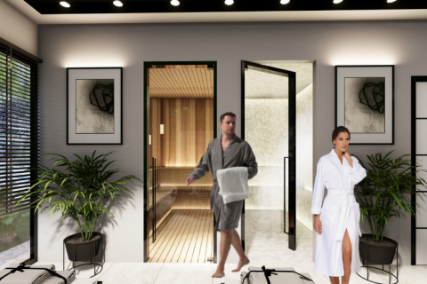 3+1 Penthouse  i Alanya, Antalya, Tyrkiet Nr. 98655 - 12