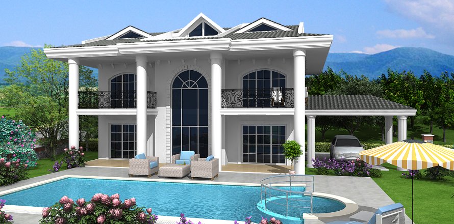 4+1 Villa i Oludeniz, Mugla, Turkiet Nr. 212648