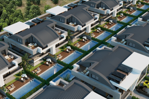 3+2 Villa i Belek, Antalya, Turkiet Nr. 226390 - 2