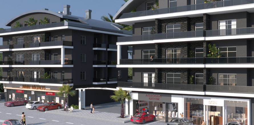 3+1 Takleilighet  i Oba, Antalya, Tyrkia Nr. 98615