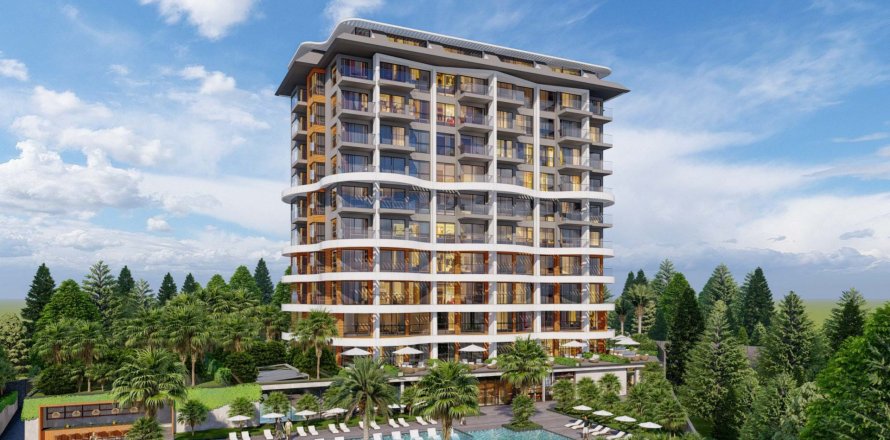 1+1 Leilighet i Oba, Antalya, Tyrkia Nr. 103001