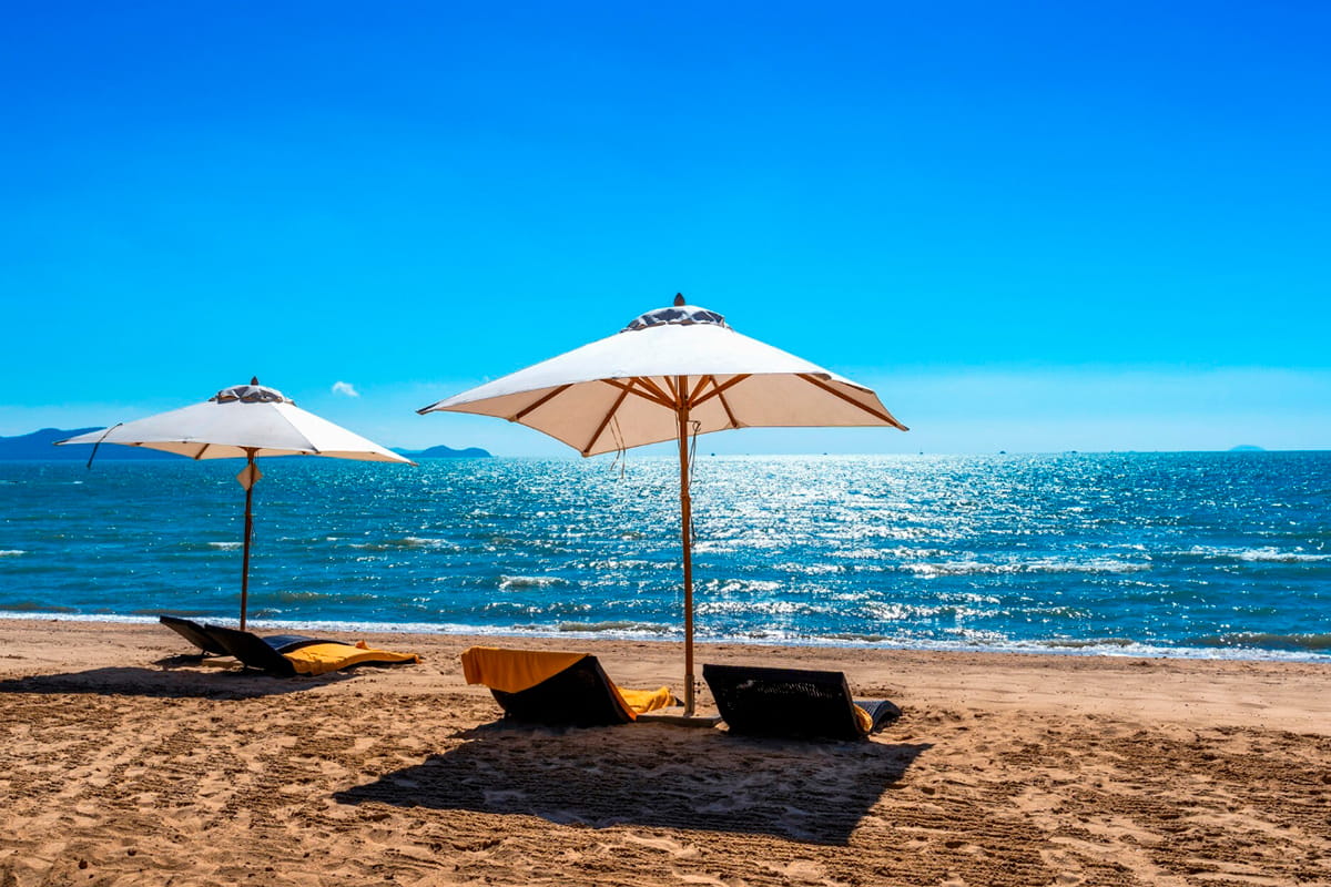 Blue flags on Turkish beaches