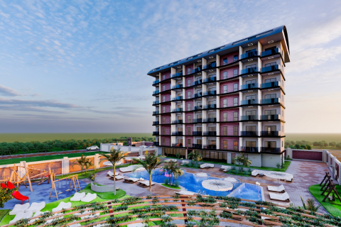 2+1 Takleilighet  i Alanya, Antalya, Tyrkia Nr. 102982 - 14