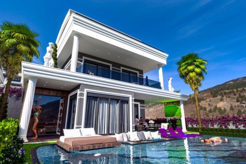 3+1 Villa i Kargicak, Alanya, Antalya, Turkiet Nr. 95347
