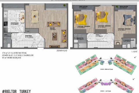 1+1 Leilighet i Antalya, Tyrkia Nr. 133741 - 19