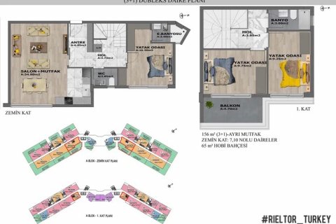 1+1 Leilighet i Antalya, Tyrkia Nr. 133741 - 21