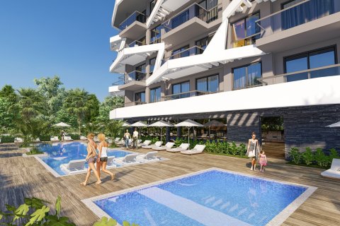 1+1 Lejlighed  i Oba, Antalya, Tyrkiet Nr. 107963