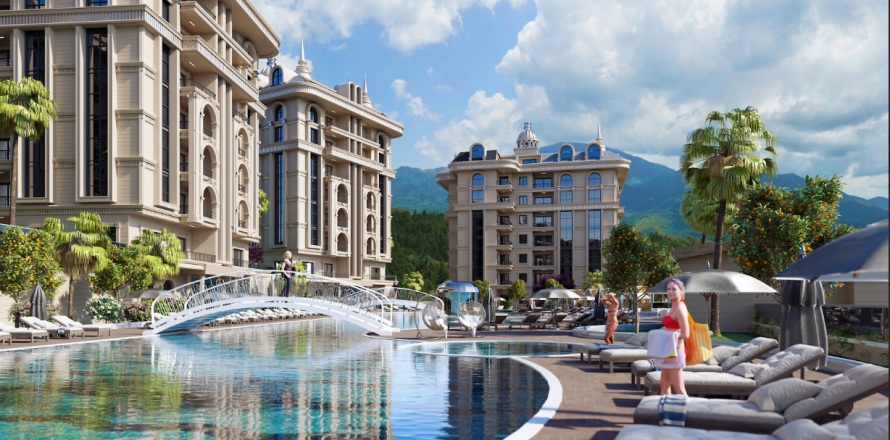 3+1 Penthouse  i Oba, Antalya, Tyrkiet Nr. 107416