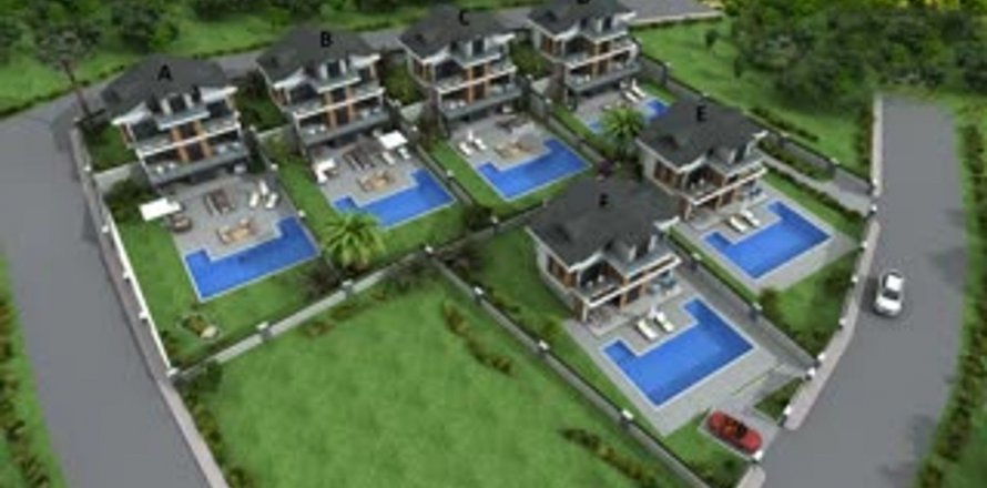 5+1 Villa i Oludeniz, Fethiye, Mugla, Turkiet Nr. 90182
