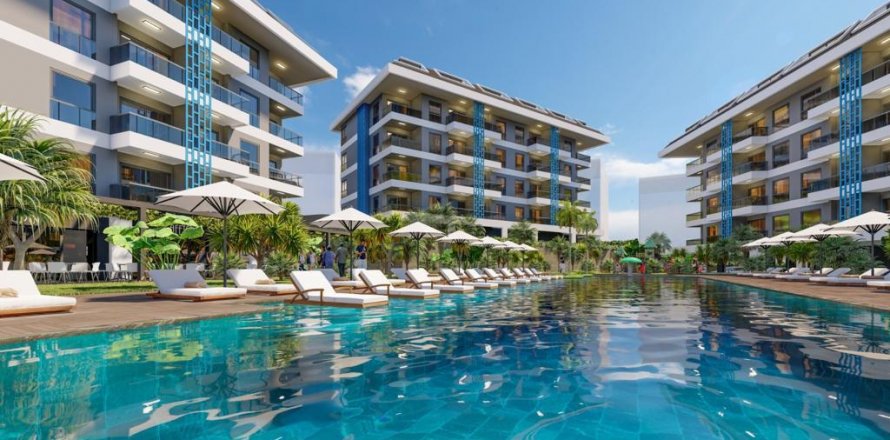 1+1 Leilighet  i Kestel, Antalya, Tyrkia Nr. 105610