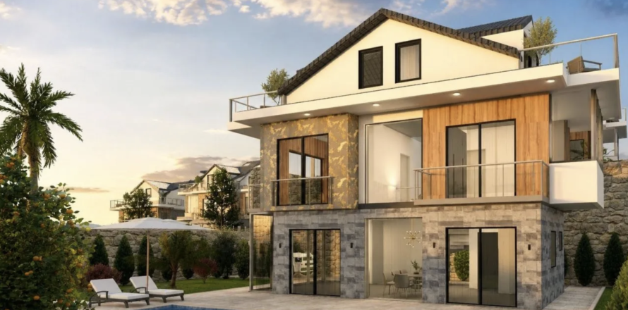 4+1 Villa i Ovacik, Mugla, Turkiet Nr. 228970