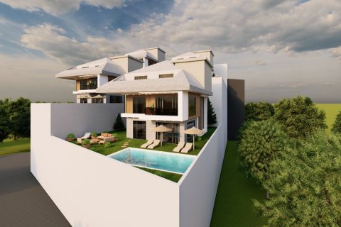 5+1 Villa i Bektas, Alanya, Antalya, Tyrkiet Nr. 95339 - 14