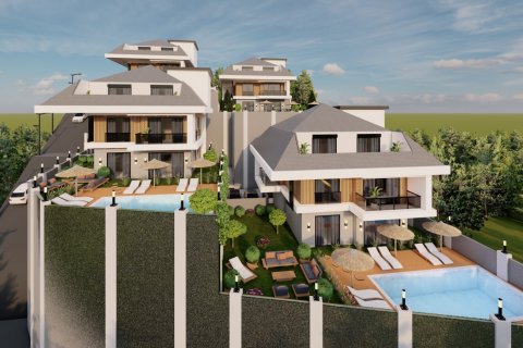5+1 Villa  i Bektas, Alanya, Antalya, Turkiet Nr. 95339
