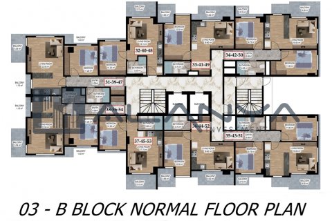 Продажа квартиры в Аланье, Анталье, Турция 2+1, 90м2, №96873 – фото 11