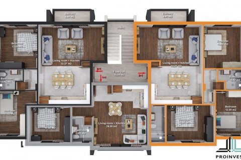 1+0 Wohnung  in Lapta, Girne,  Nr. 97550 - 10