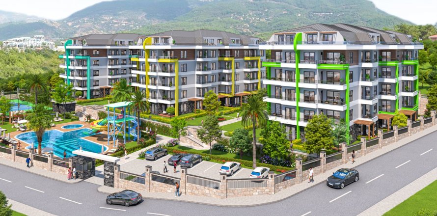 1+1 Leilighet i Alanya, Antalya, Tyrkia Nr. 98013