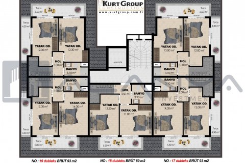 Dubleks daire 2+1 Kargıcak, Alanya, Antalya, Türkiye №96442 - 23