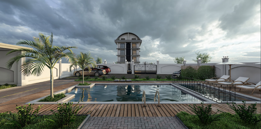 4+1 Takvåning i Oba, Antalya, Turkiet Nr. 102971