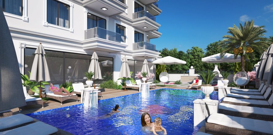 Квартира 1+1 в Газипаше, Анталья, Турция №98314