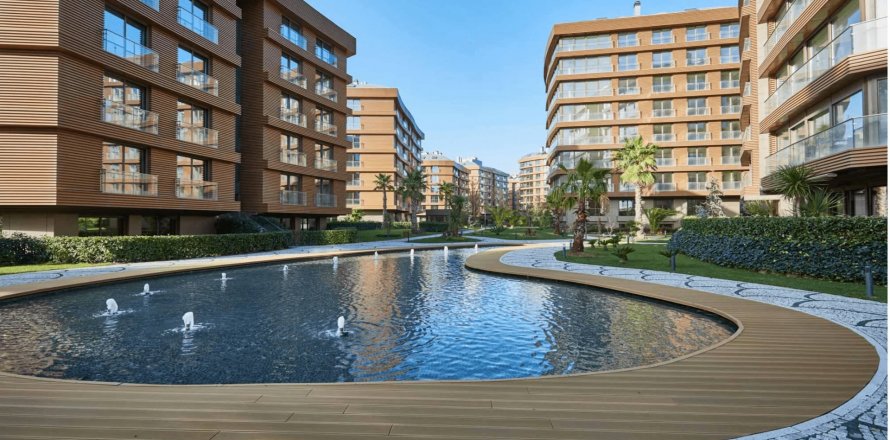 Квартира в Kosuyolu Koru Evleri 4+1, Стамбул, Турция №86989