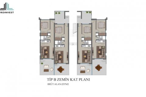1+1 Lejlighed  i Esentepe, Girne,  Nr. 91795 - 15
