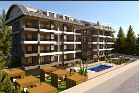 Daire  1+1  Oba, Antalya, Türkiye №102991