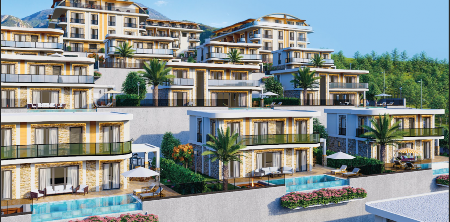 4+1 Leilighet  i Kargicak, Alanya, Antalya, Tyrkia Nr. 106917