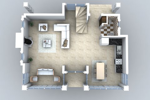 4+1 Villa i Oludeniz, Mugla, Turkiet Nr. 212648 - 8