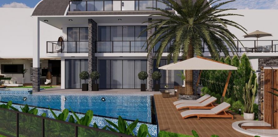5+1 Villa i Kargicak, Alanya, Antalya, Tyrkiet Nr. 137012