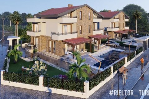 3+1 Villa  i Sida, Antalya, Turkiet Nr. 97082 - 3